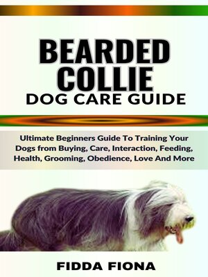 cover image of BEARDED COLLIE DOG CARE GUIDE
